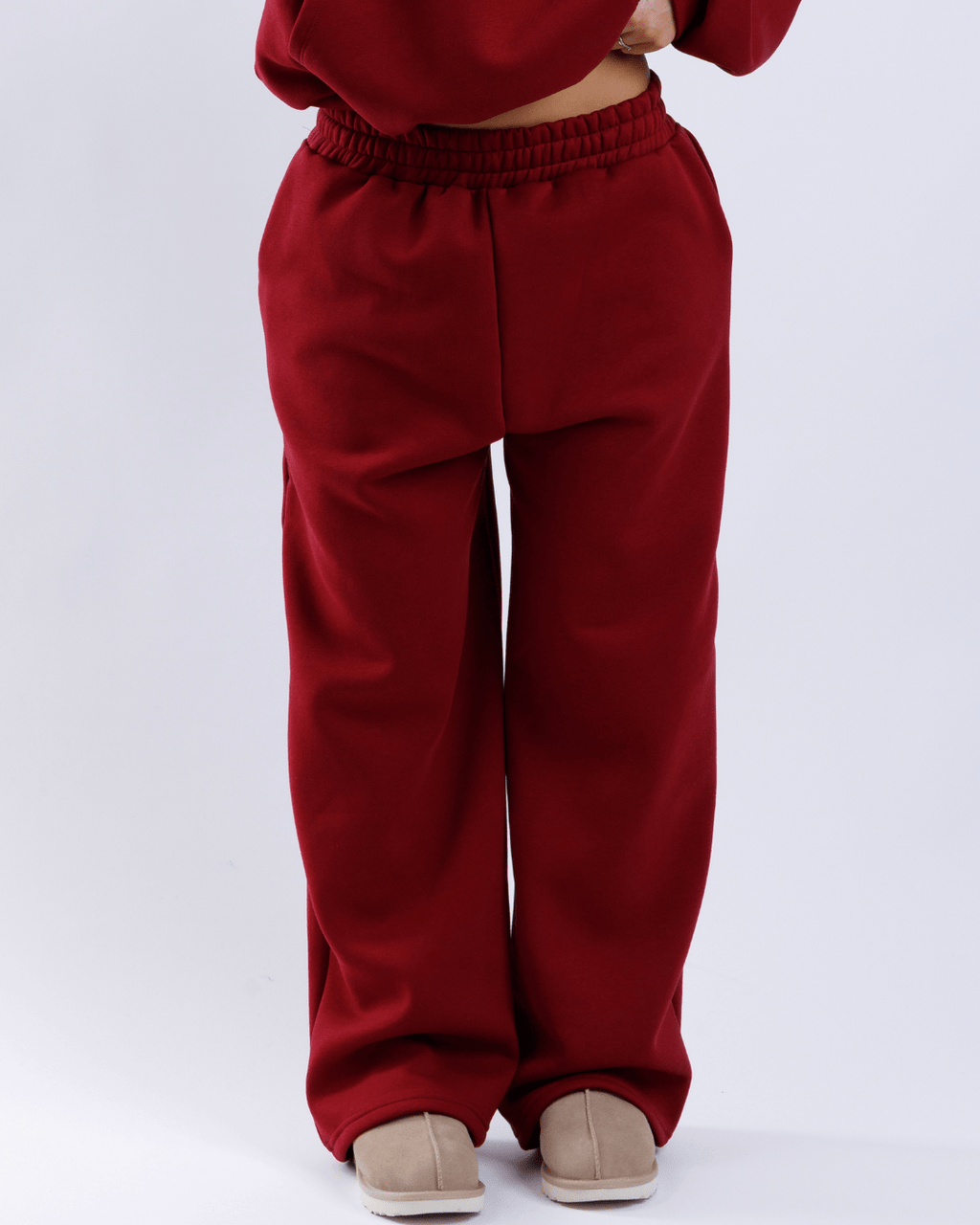 EVERYDAY SWEETPANTS (RED WINE) - lumie