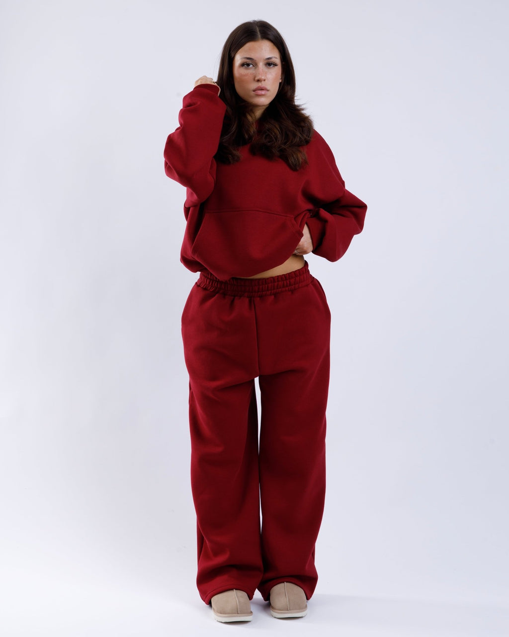 EVERYDAY SWEETPANTS (RED WINE) - lumie