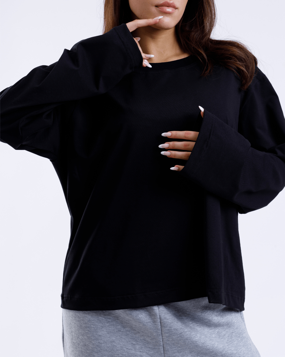 LONGSLEEVE (BLACK) - lumie
